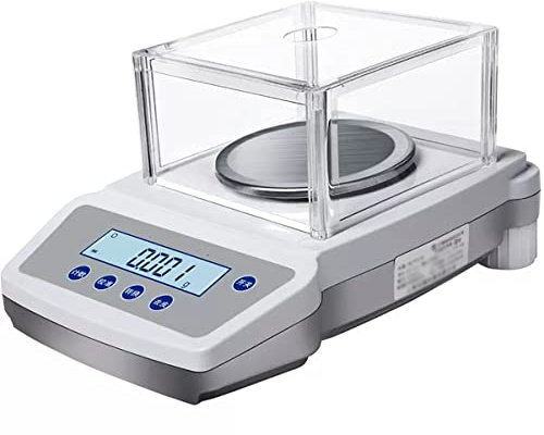 Balance de cuisson numérique de cuisine, balance alimentaire électronique, balance analytique 1000 g 0,01 g, balance électronique scientifique avec écran LCD pare-brise pour laboratoire, écoles, bal