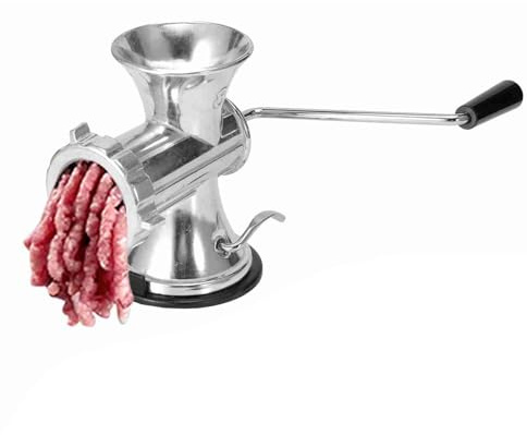 Gsycle Picadora De Carne Manual, Manivela De Aleación De Aluminio Picadora De Carne Embutidora De Salchichas Embutidora Manual Trituradora De Alimentos Rectificadora Para Accesorios De Cocina Casera