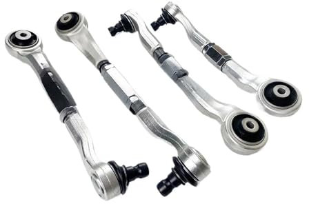 Vorderer Sturz-Querlenker, kompatibel for AUDI A6 4F C6 A8 D3 4E RS6, kompatibel for VW Phaeton 3D 4E0407505D 4E0407509D, verstellbar nach vorne und hinten