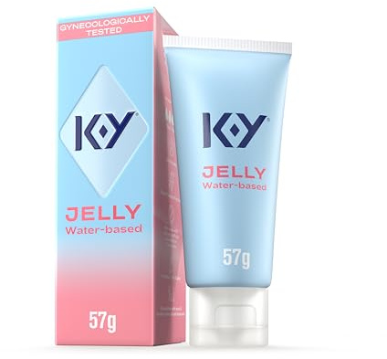 KY Jelly Lube, 57g, Water Based Lubricant, Extra Thick Gel, Extra Comfort, Ph Friendly, Gentle Formula, Gynecologically Tested, Eases Vaginal Dryness & Intimate Discomfort, Non-Sticky, Non-Staining