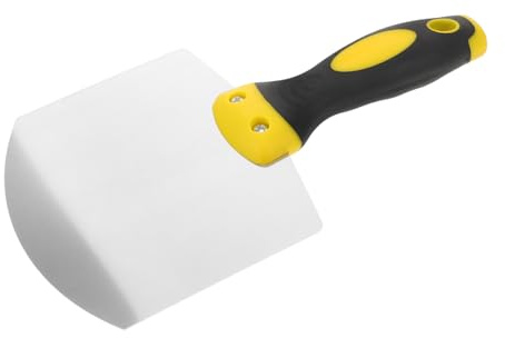 KITANDOVE Raschietto in Acciaio Inossidabile Per Cartongesso E Stucco Strumento Portatile Per Lisciare Intonaci Per Rivestimenti Murali E Pulizie Domestiche