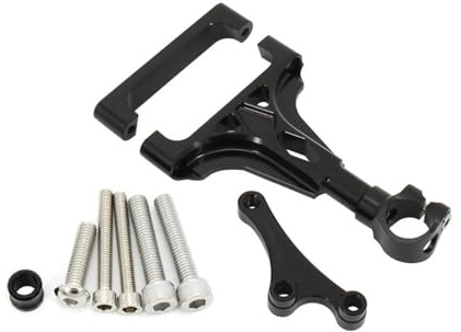 EQJSHL Kit Staffa di Montaggio Ammortizzatore di Sterzo Regolabile per Motocicletta per K&awasaki Z1000 Z750 Z 1000 Z 750 2003-2009 Barre stabilizzatrici(Colore 9)