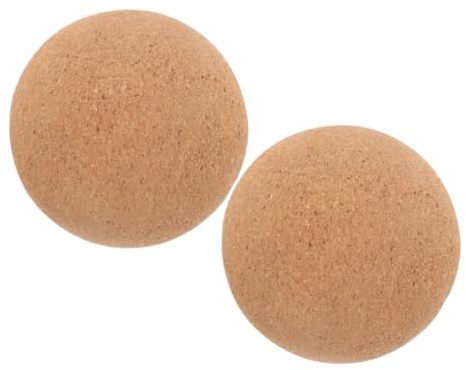 ARTSEWPLY 2 Stück Kork Massageball Faszienball zur Muskelentspannung und Faszienmassage für Schultern und Beine für Yoga und Hausmassage