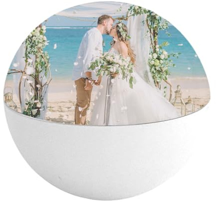 Lettore Video Palla di – Altoparlante Digitale con Schermo da 2,7 Pollici, Fotografica Decorativa con Riproduzione Musicale per Ufficio, Tavolo, Camera da Letto, casa, Regali di Fa