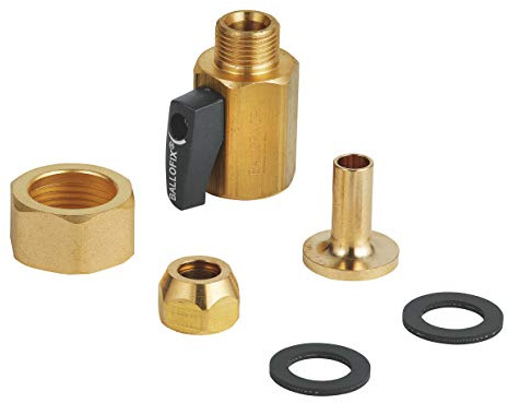 GROHE Vorabsperrventil (Original Ersatzteil, Langlebig, Robust, Herstellergarantie: 5 Jahre), Chrom, 43595000