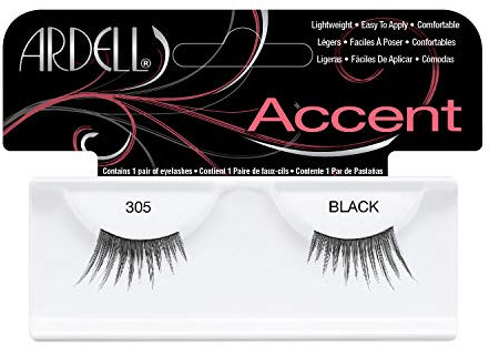 Ardell Lash Accents 305, das Original, black, 1er Pack (1 x 1 Paar)