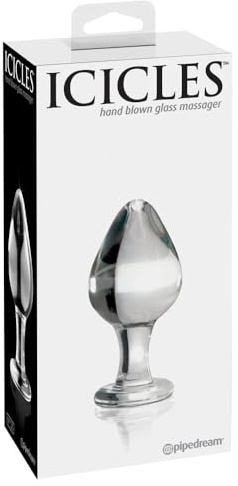 PIPEDREAM Icicles Dildo de Cristal - 1 unidad