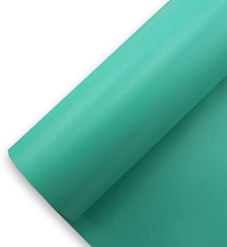 Könighaus (10,13€/m2) Türkis Matt Autofolie 100 x 152 cm blasenfrei mit Anleitung