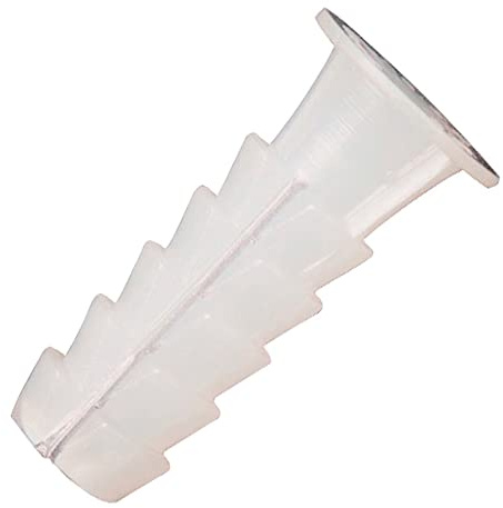 Wolfpack 13050091 Lot de 25 chevilles en plastique Blanc 7 mm