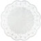 Zenker 44766 Lot de 15 napperons papier ronds effet napperon dentelle, napperons papier pour gâteaux et tartes, napperon dentelle, Papier, Blanc, 36 cm