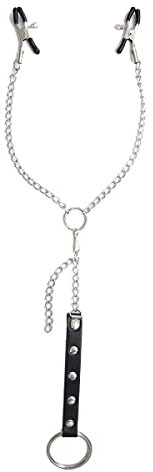 OnundOn Nipple Clamps - Morsetti per capezzoli con anello da 4 cm, sex toy per uomini