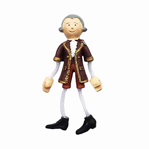 Aimant de réfrigérateur en résine 3D Mozart Austria Vienna - Souvenirs de voyage - Fait à la main - Décoration de la maison et de la cuisine