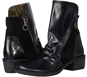 Fly London Women's Mane073fly Ankle Boot, Black, 36 EU