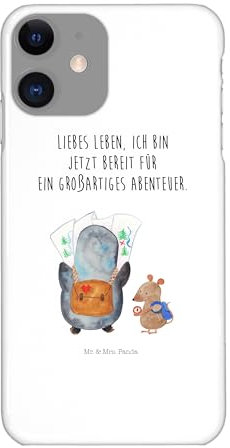 Mr. & Mrs. Panda Handyhülle passend für iPhone 11 Handyhülle, Weiß