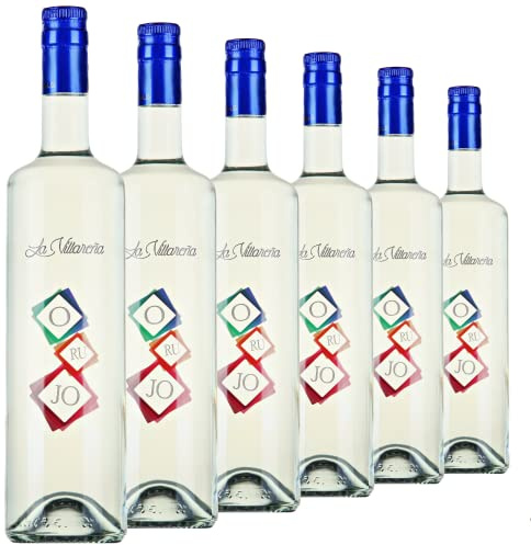 Licor de Orujo Graduación 37,5% - Elaborado en La Rioja - Lote 6 botellas 70cl -La Villareña - Aguardiente a partir de Orujos de Uvas