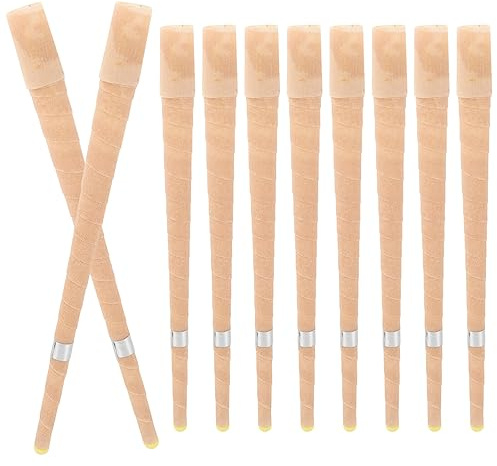 EXCEART 10pezzi Kit Di Rimozione Cerume Per Orecchie Candela Aromatica Per Relax e Pulizia Naturale Delle Orecchie Facile Da Usare e Pratico Riduce Prurito e Polvere
