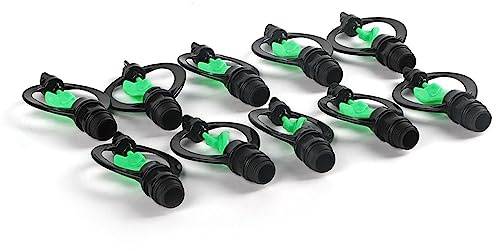 10Pcs Boquillas de Riego Plásticas G1/2in en Forma de Mariposa, Rocío Agrícola para Irrigación