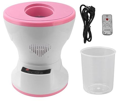 HEEPDD Tragbarer Dampfbad-Sitz, 350ml Vaginaler Dampfsessel Elektrischer Dampfstuhl Fernbedienung für Frauen, Entgiftung, Fruchtbarkeitsstraffung, Wochenbettpflege (EU-Stecker 220V)