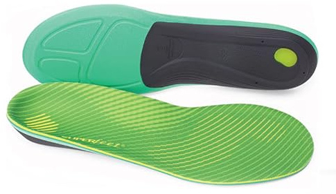 Superfeet Active Support Semelles à Voûte Plantaire Haute, EU 39-41 | Semelles Ajustées, Soutien de la Voûte Plantaire pour les Chaussures de Course, Conçues pour les Voûtes Hautes