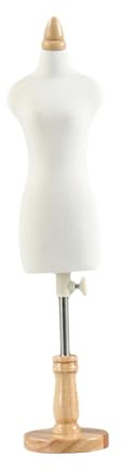Colcolo Mini Dress Form, Pinnable Manikin Miniature Dressmaker Dummy Sewing Mannequin for Costume Design, Sewing (33cm)