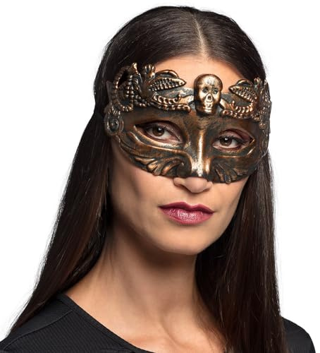 Boland - Maske Schädelmeister, Kostüm Zubehör | Totenkopf Maske für Halloween, Karneval und Horror Mottoparty