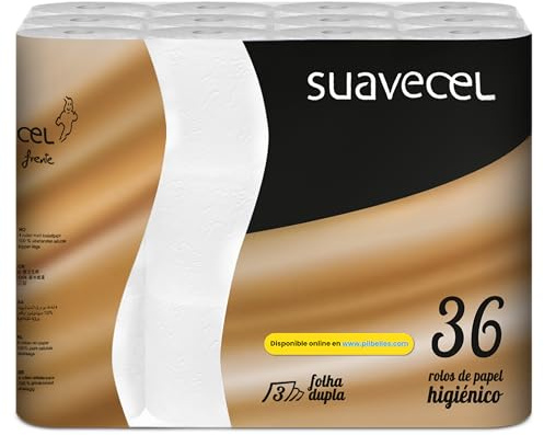 PILBELLES Papel Higiénico 3 Capas - 36 Rollos | Papel Higiénico Triple Capa Premium Alta Resistencia, Durabilidad y Suavidad
