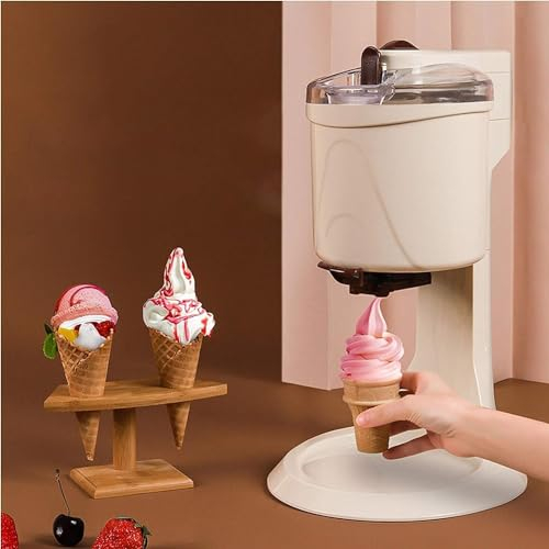 ZYJIX Máquina para Hacer Helados Suaves, Máquina para Hacer Helados En Casa | Máquinas para Hacer Helados De Yogur Rápido De Cocina DIY