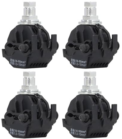 Connecteur de Perçage D'isolation, 5 Pièces, Pince de Perçage sans Pelage, Séparateur de Câble Haute Basse Tension sans Rupture D'isolation, Pince de Perçage 1KV (JJC-2)