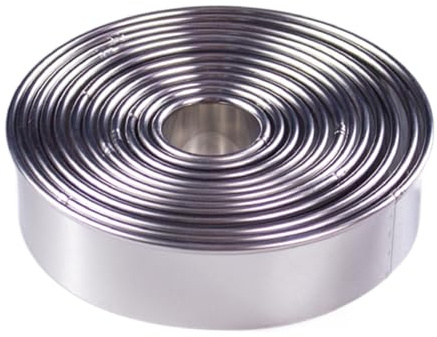 Práctico juego de moldes para cortar pasteles, suministros profesionales para decoración de tartas para fiestas y decoración