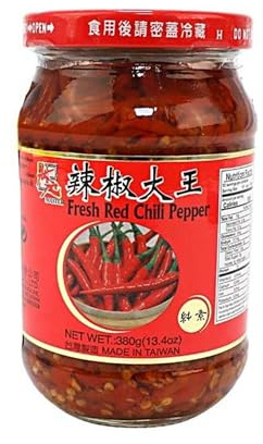 YIJIA | Master Salsa de Chili Rojo 350g - Pimiento rojo fresco en aceite de soja