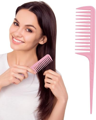 Pettine Per Separare I Capelli - Spazzola Per Cotonare A Denti Larghi Per Parrucchieri | Spazzola Districante Pettini Comodi | Pettine Da Parrucchiere | Accessori Per Parrucchieri | Comodi Pettini Per