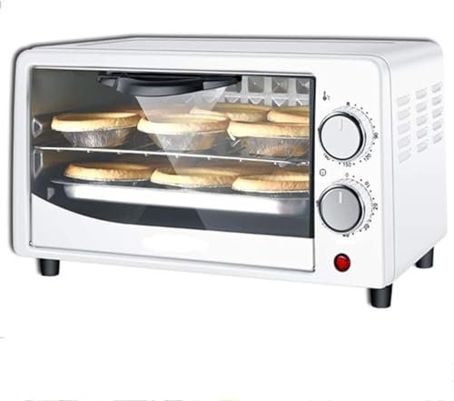 LABLADUO Four électrique,Four à Convection Mini Four 12 litres, Four Grille-Pain, Four électrique Multifonction, Four Grille-Pain à Convection (Rose) (Rose)(White)