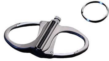 Keychain Lighter, Permanent Match Infinity Lighter with Keychain, Metal Key Chain Lighters Waterproof Matches, Emergency Fire Starter Striker Set for Camping, Outdoor (1, Silver)