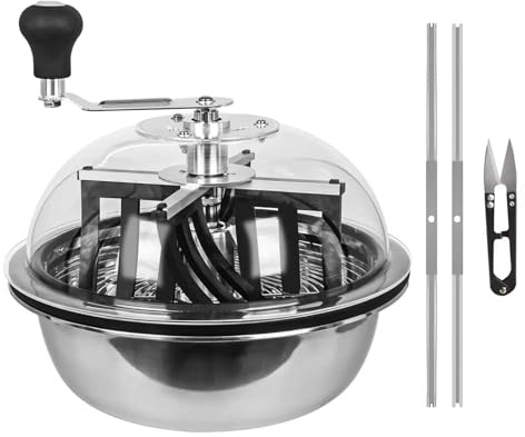 Bud Leaf Bowl Trimmer mit Edelstahlklingen & rutschfestem Griff, Hand Twist Spin Cutting Trimmer für Hydrokulturpflanzen