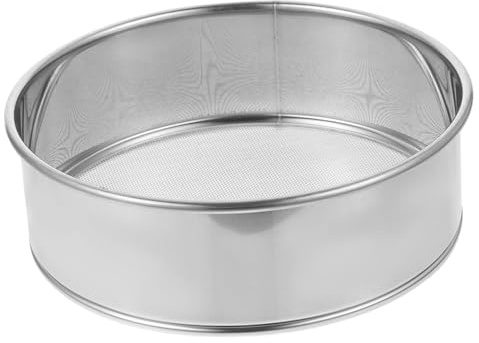 ARTSEWPLY Setaccio per Farina in Acciaio Resistente Maglie Fini Setaccio per Cottura Robusto per Uso Domestico e Professionale