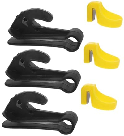 BATHVEVE 6 piezas Cortador Globos Herramienta Práctica para Fiestas y Actuaciones Ligero y Portátil con Cuchilla Oculta para Cortar Cintas y Pinchar Globos Accesorio Color Color Aleatorio