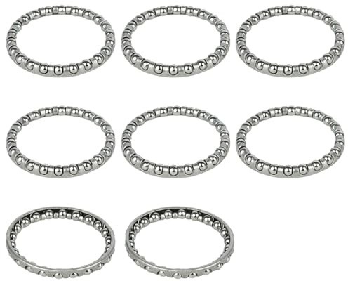 Whoasyst 8Pcs Bike Headsets Caged Balls Bearing Replacement Retainer Cycling Accessories For Mountain Bike Bicycles Bearing Retainer