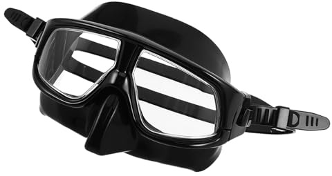 BCOATH Taucherbrille Erwachsene mit Verstellbarem Riemen wasserdichte Tauchmaske mit Großem Sichtfeld Niedrigem Volumen für Schnorcheln Freitauchen und Unterwasserfotografie Komfortable