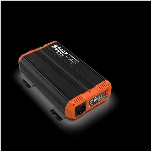 Convertitore Corrente Trasformatori Inverter Per Auto A Onda Sinusoidale Pura Da 4000 W Presa UE Da 12 V A 220 V Display LCD Telecomando Per Casa Campeggio Camper(2000W-24V)