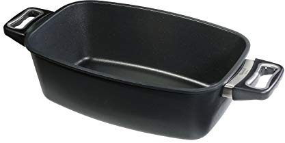 Original Gundel GUSS BRÄTER INDUKTION, 33 x 21 x 11,5 cm, Titan-Keramik-Oberfläche, backofenfeste Griffe