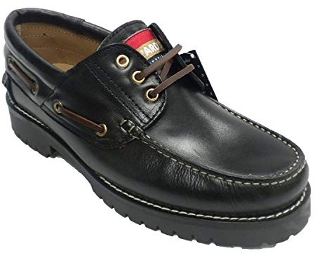Chaussures Bateau Seule Graisse Edward´s en Noir