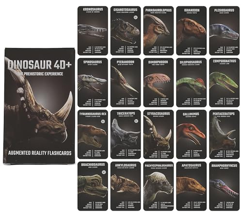 Dinosaurier 4D+ von Octagon: Entdecken Sie 20 3D-Dinos mit AR. iOS/Android App, 15 Sprachen, VR-Modus, In-App-Aufnahme