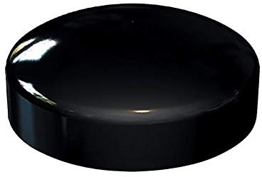 Charles Watson Plastidome 2-Piece Plastic Screw Cover, Black, Pack of 10 | Protects and conceals exposed fixing heads to prevent damage; compatible with 6, 7 or 8 gauge fasteners.