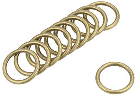 sourcing map Stk. O Ring Schnalle O-Ringe für Hardware Gürtel Tasche Kunst DIY (mm)