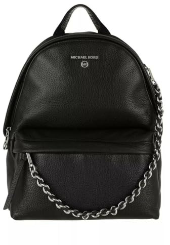 Michael Kors Damen Slater Medium Rucksack, Black, 25.4 x 14 x 33 cm