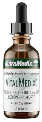 NutraMedix VitalMedix - Extracto de planta de uña de gato y moringa, suplemento energético diario para la salud inmunológica y vitalidad general, rico en vitaminas y minerales (2 onzas)