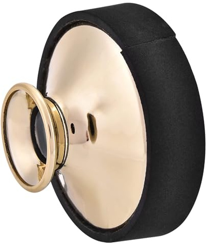 1 STÜCK Altsaxophon Stumm Altsaxophon Stumm Schalldämpfer Dämpfer Leichter Kunststoff ABS Üben Saxophon ohne Andere zu Stören(Gold)