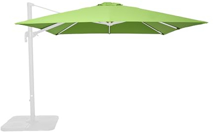 Oviala Toile pour Parasol déporté 3x3m Vert