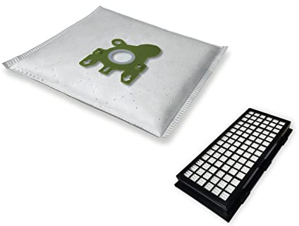 Lot de 20 sacs d'aspirateur Kallefornia K98 + 1 filtre HEPA K757 compatibles avec Miele S381 Tango Plus S 381