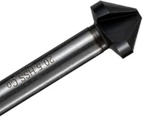 Punta da trapano svasatore 6.3-40mm 3 flauti Utensile da taglio for smusso for sbavatura da 90 gradi for piastra metallica in acciaio inossidabile alluminio ferro (Color : M35 TiALN, Size : 12.4mm)
